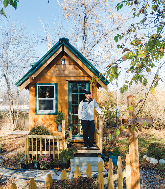 Couple Builds Tiny Home to Live in their Portland Backyard