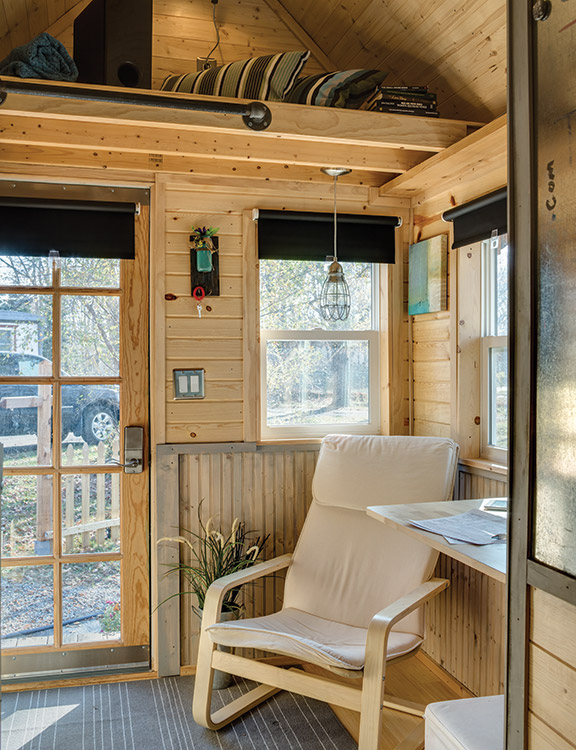 A Little House in Little Rock Built with a Tumbleweed Tiny Houses Plan