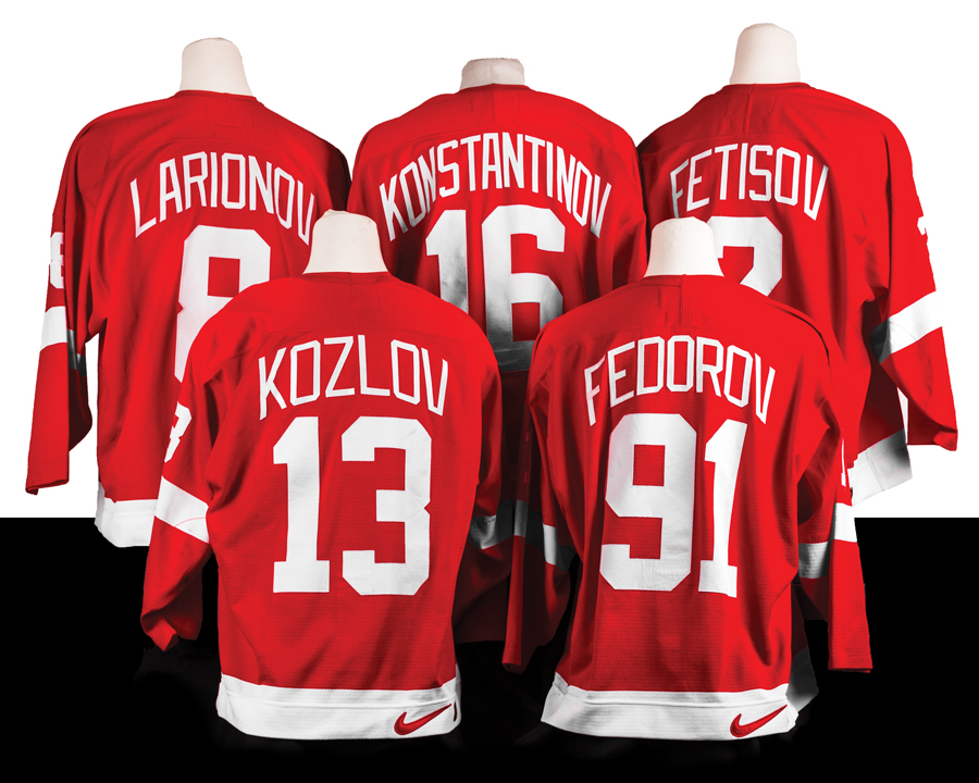 How the Red Wings assembled the Russian Five - Vintage Detroit Collection
