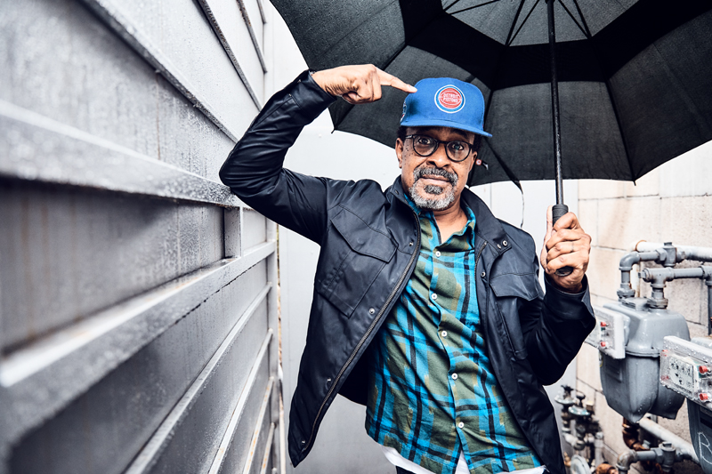 Actor Tim Meadows Makes Stop At Restaurant Near Grayling, MI