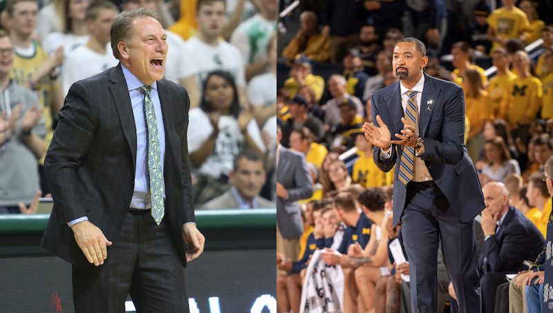 Tom Izzo and Juwan Howard