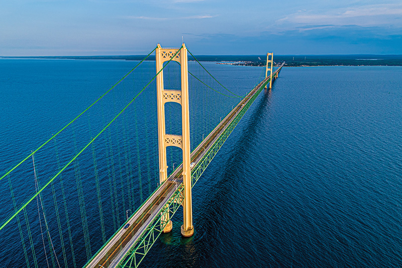 Mackinac Bridge Golden Hour 13