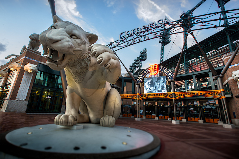 comerica park - opening day 