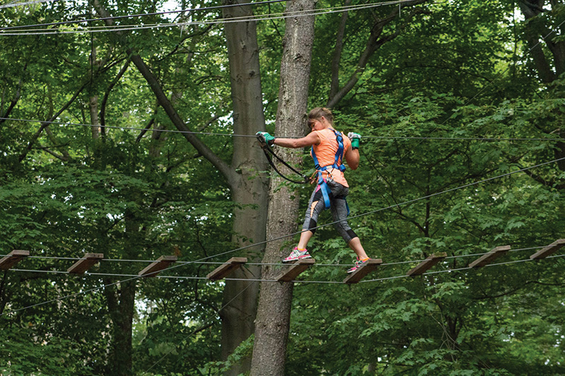 Camp Dearborn - zip lining