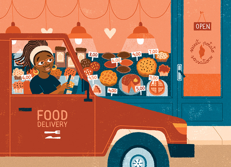 delivery driver - sweet potato sensations