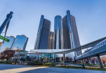 GM Renaissance Center in Detroit, Michigan