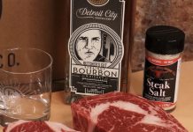 Rudy's Prime Steakhouse's Bourbon-Aged Prime Ribeye.