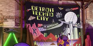 Mural display at Murals in the Market.