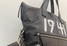 Jacob Emmett made his “rendition of the Thompson bag” during his apprenticeship at Coach.