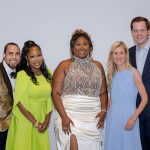 Marc Howland, LaTresha (LC) Howland, Jenise Williams (FJC President), Eliza and Max Getz