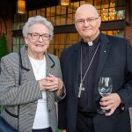 Gretchen Seurynck and Archbishop Edward Weisenburger