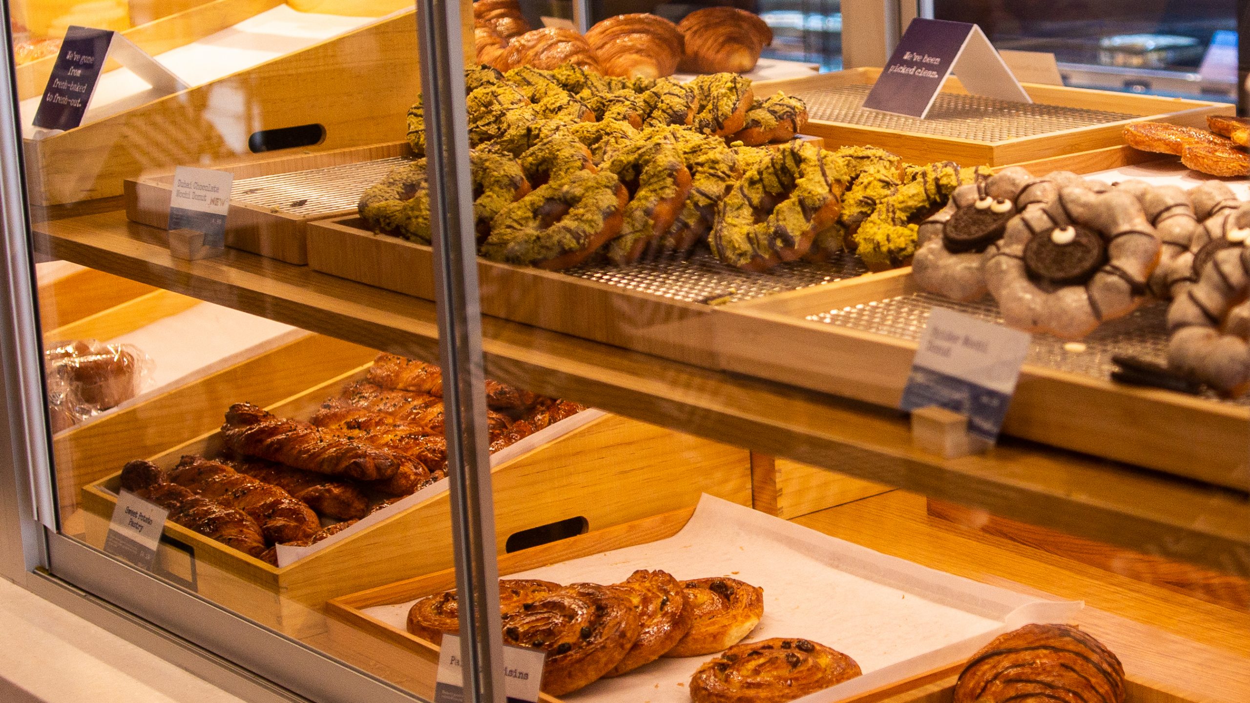 Pastries inside Paris Baguette at Sakura Novi during the dedication of Sakura Gardens