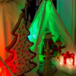 Christmas decorations at the National Kidney Foundation of Michigan's 2025 Kidney Ball