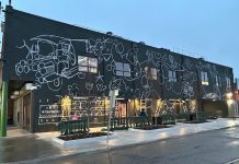 The mural on the side of the Marrow in the Market building. One of of many stories in Metro Detroit dining news for November 2025