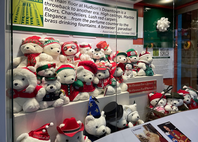 A display from the Hudson's Holidays exhibit at the Detroit Historical Museum.