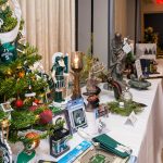 Silent auction table at the National Kidney Foundation of Michigan's 2025 Kidney Ball