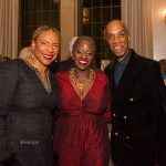 Sylvia Santana, Keysha Washington and Raphael Washington