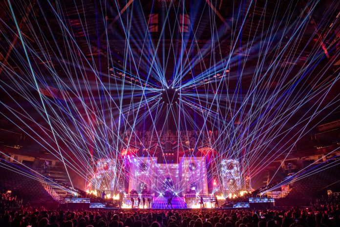 Photo from a Trans-Siberian Orchestra performance.