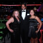 Angela, Waymond, and Harper Harris