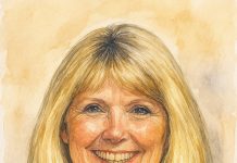 Drawing of Hour Detroits 2025 Nurse of the Year Dawn Stone