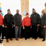 Robin Johnson, Rickey Armour, Charles Atwater, Chaplain Janice McClellan, Alex Germany, Brian Love