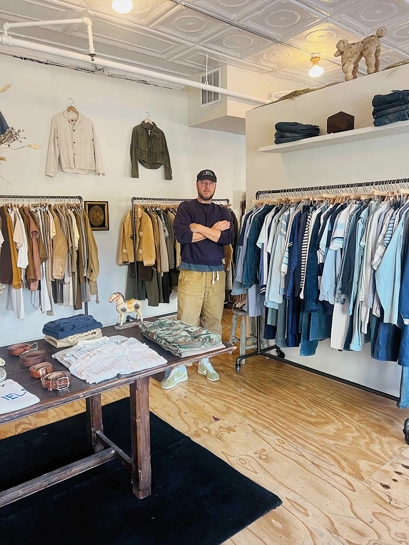 Tommy Dorr in his NYC showroom