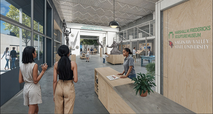 Rendering of the interior of the 