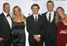 Thad, Robin, and Shane Szott, Carter Goebel, Cassidy Szott