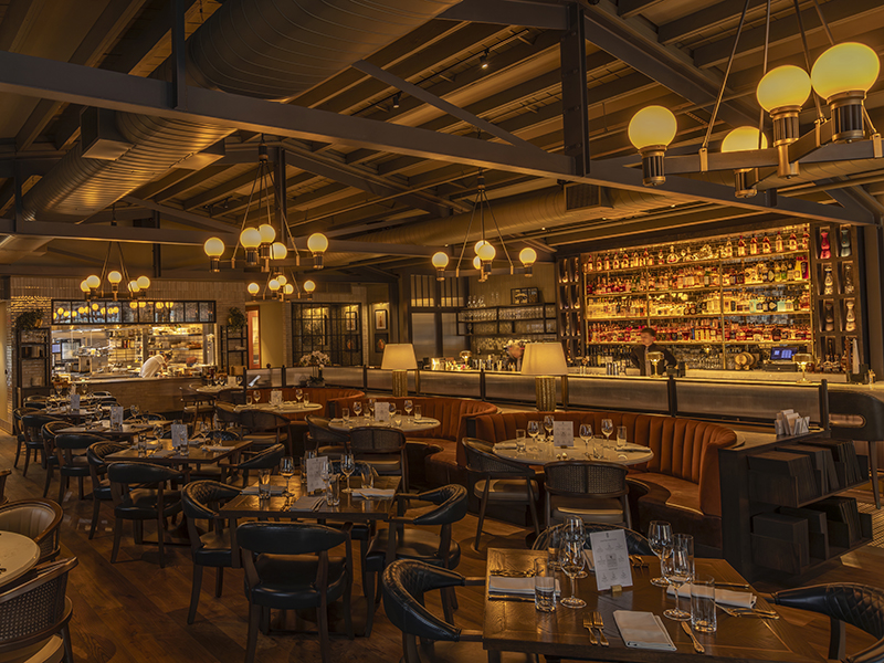 Interior of Rudy's Prime Steakhouse