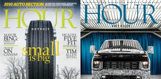 Two covers of Hour Detroit