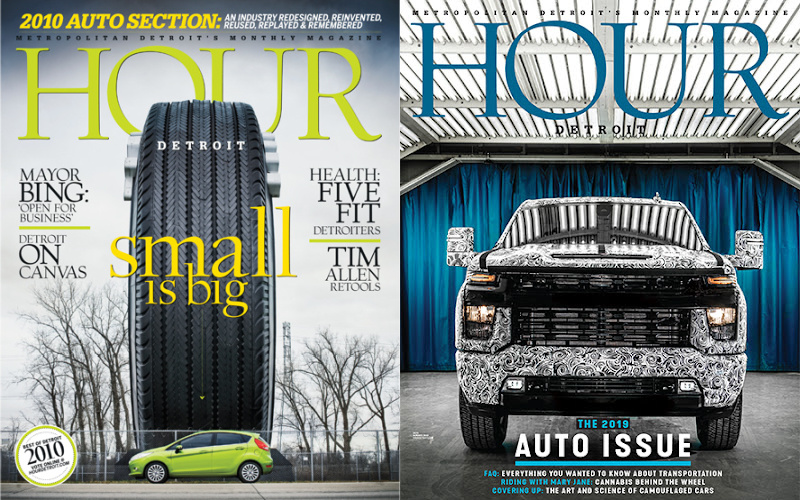 Two covers of Hour Detroit
