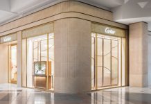 Exterior of the Cartier boutique at Somerset Collection.