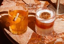 A selection of mocktails