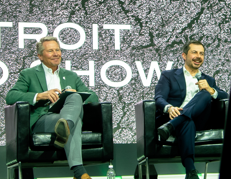 Pete Buttigieg Talks the Future of Mobility at the Detroit Auto Show