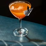 A Paper Plane cocktail.