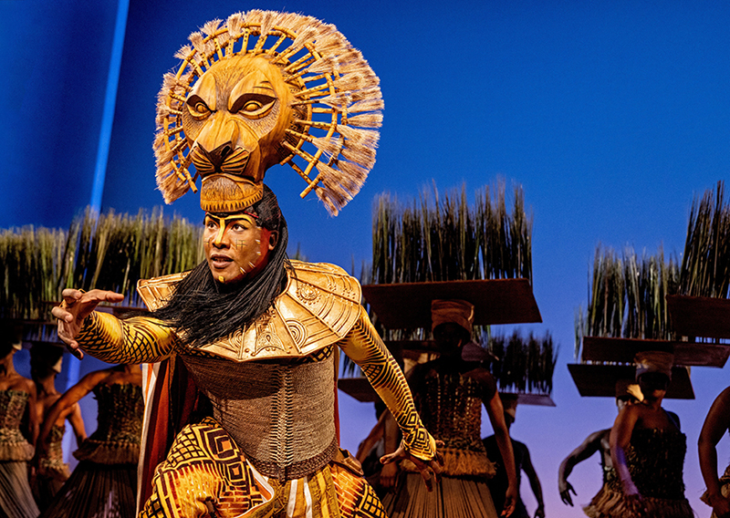 Photo of the production of 'The Lion King'