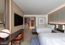 Rendering of a room at JW Marriott Detroit Water Square