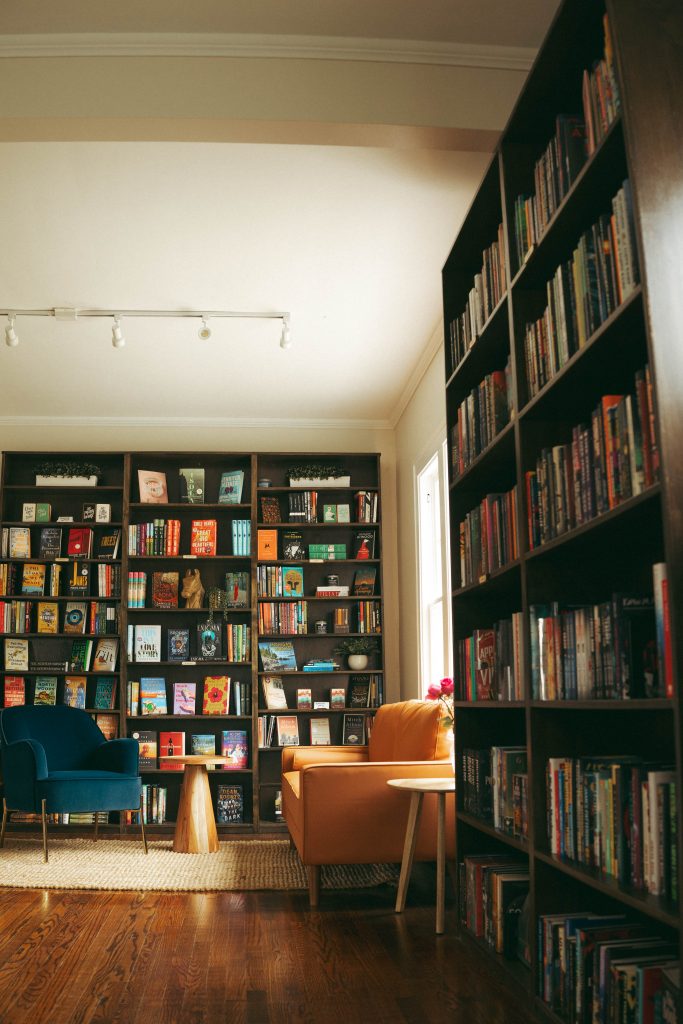 Interior of The Literary Hideaway in Grosse Ile Township, Michigan.