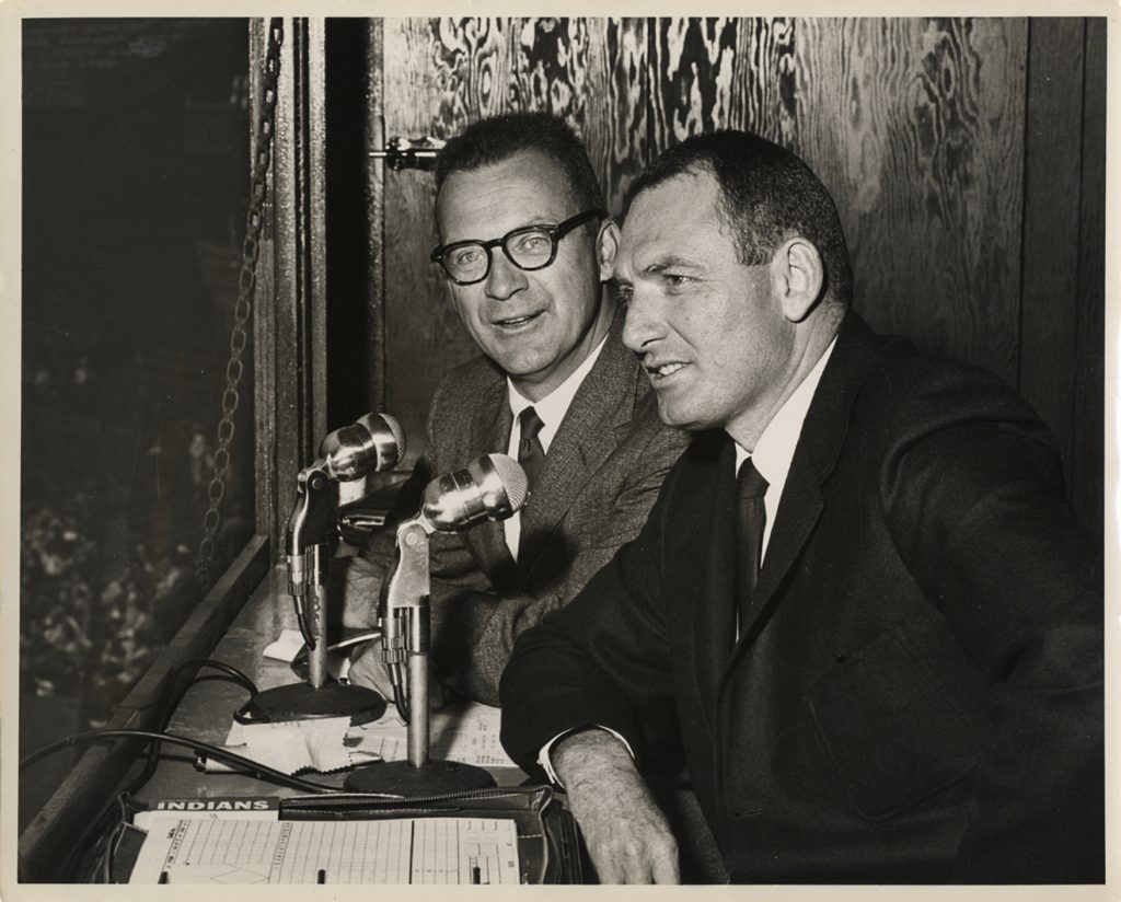 Ernie Harwell and George Kell