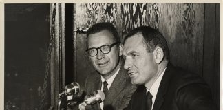 Ernie Harwell and George Kell