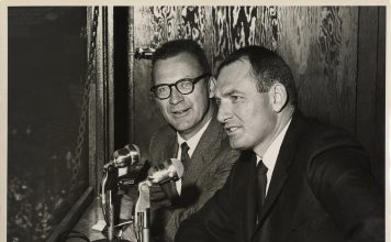 Ernie Harwell and George Kell