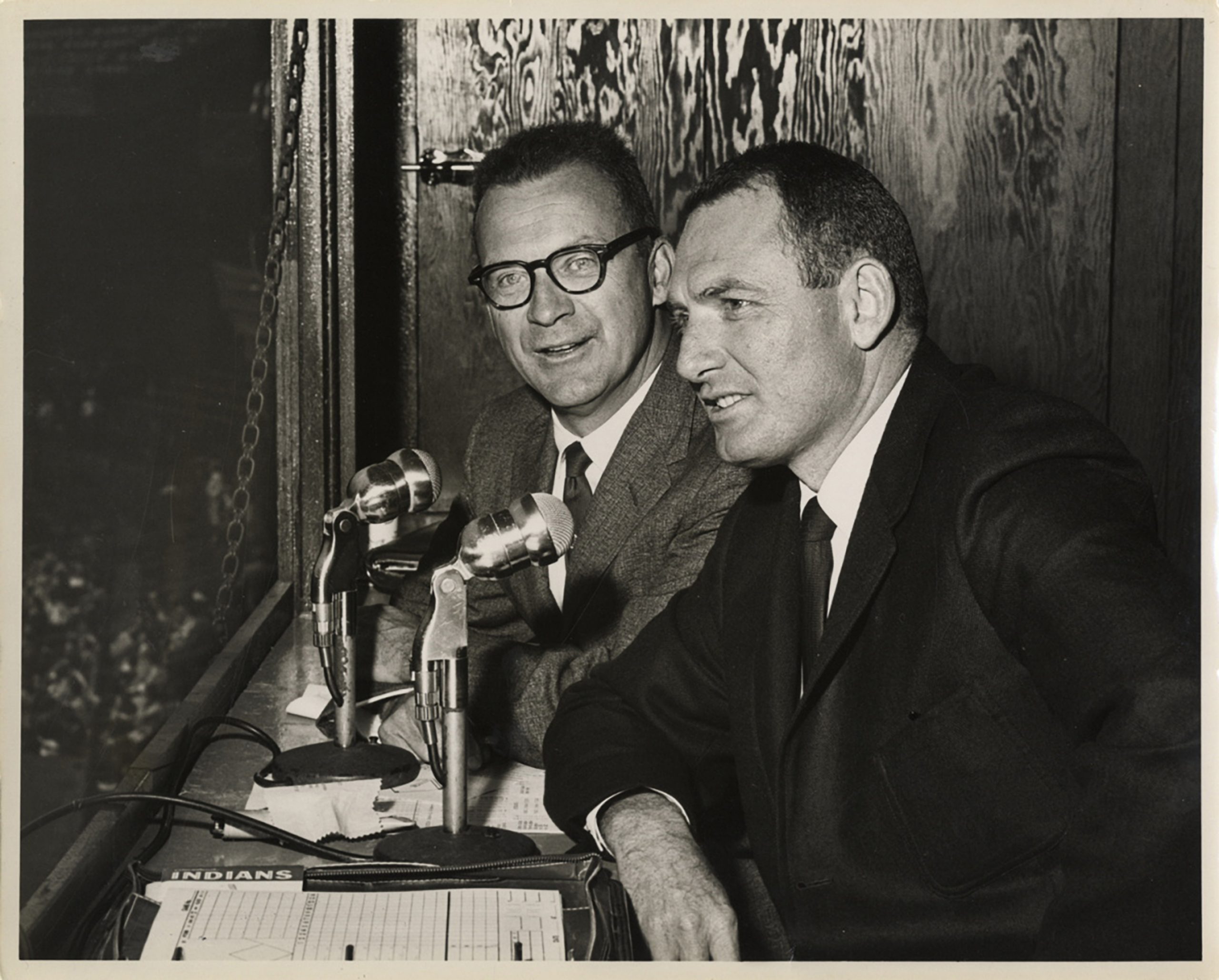 Ernie Harwell and George Kell