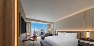 Rendering of a room at JW Marriott Detroit Water Square