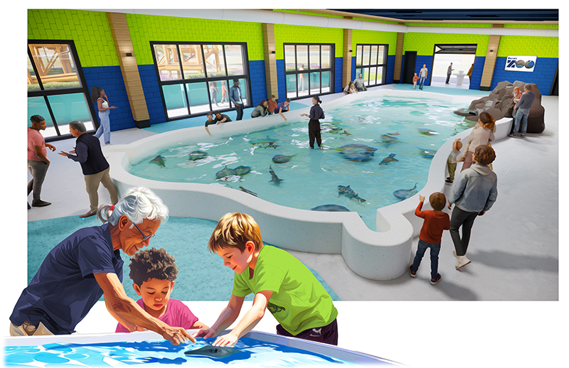 Feed Stingrays and Encounter Goats at Detroit Zoo Exhibit Opening in May