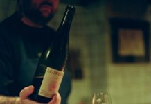 Pouring wine at Detroit's Bar Chenin, a 2026 James Beard nominee for best new bar