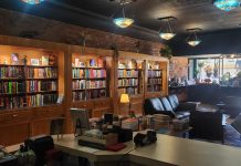 Interior of Book Love Bar in Ypsilanti, Mich.