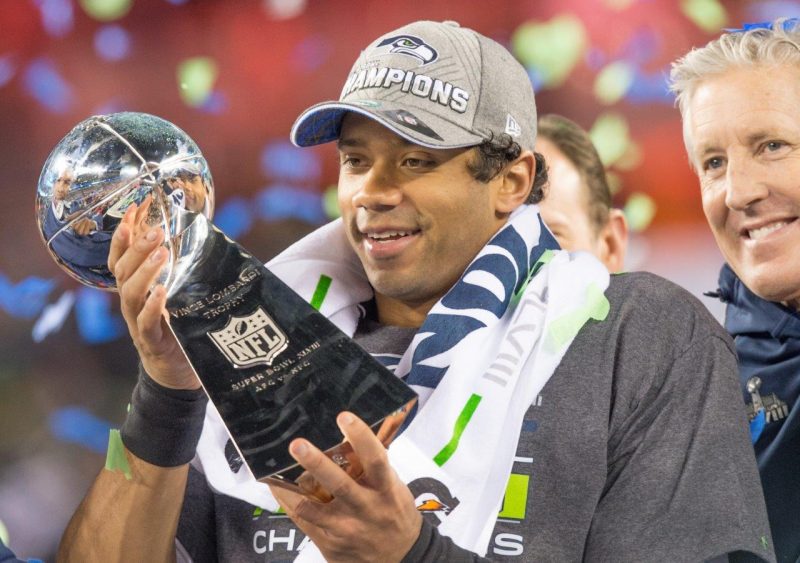 The former Seattle resident captured this shot of Super Bowl-winning QB Russell Wilson in 2014. 