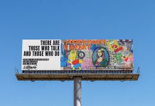 Billboard rendering of Jisbar's art