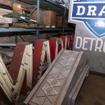 Signage from the 2024 NFL Draft