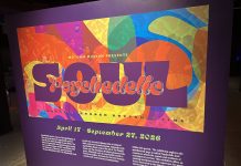 Beginning of the Motown Museum's "Psychedelic Soul" exhibit